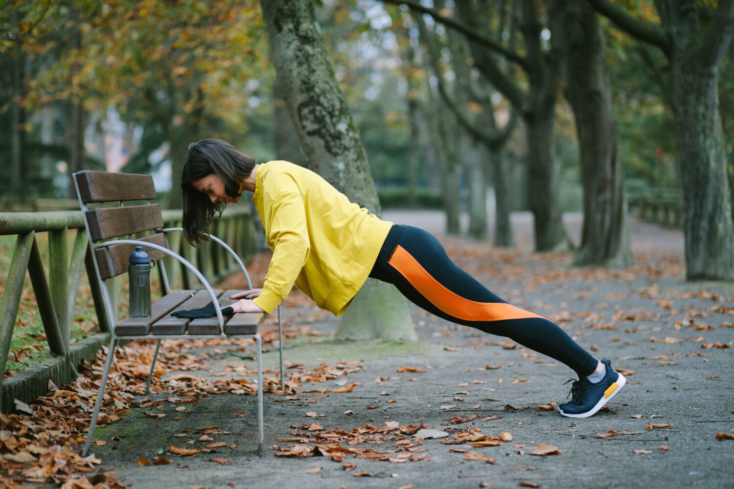 Push up outside