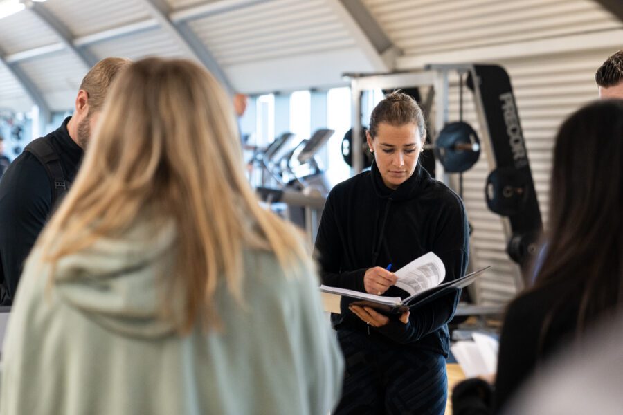 Personal Training Course tutor teaching students