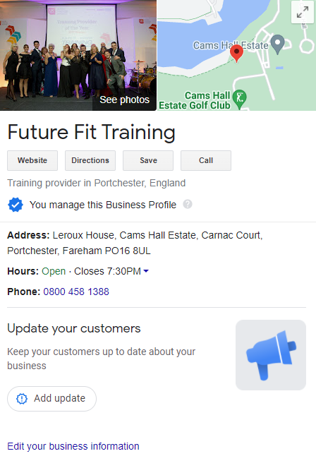Future Fit Google My Business Advertising