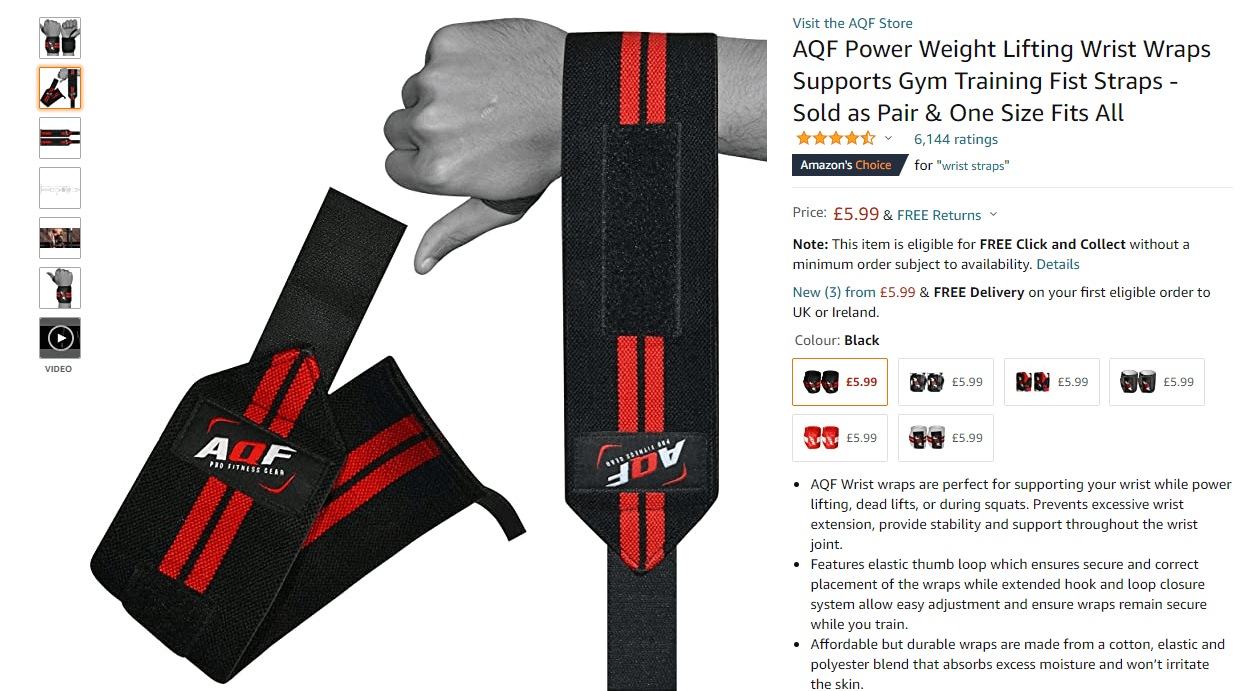 Personal trainers wrist straps