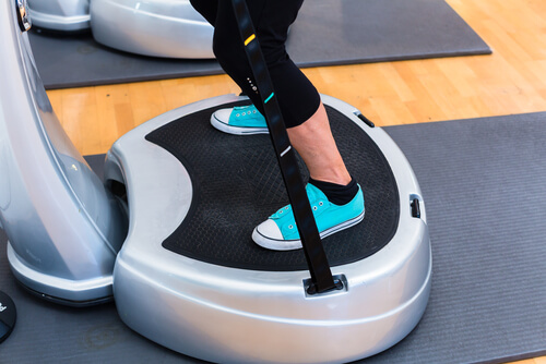 Vibration Plate Exercise Machine for Weight Loss & Toning with 3