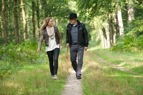 older adults brisk walking