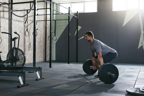 snatch grip deadlift end