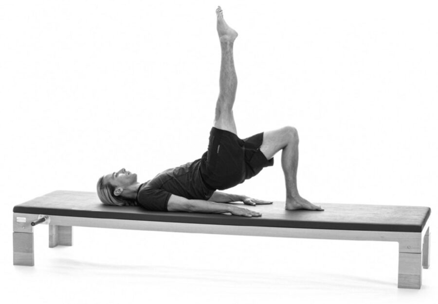 shoulder bridge set up position