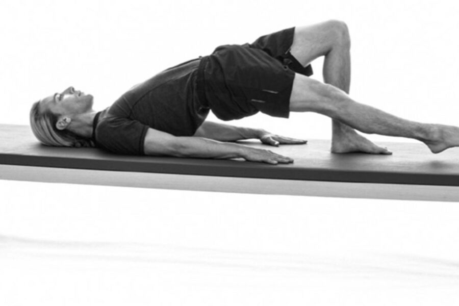 shoulder pilates set up
