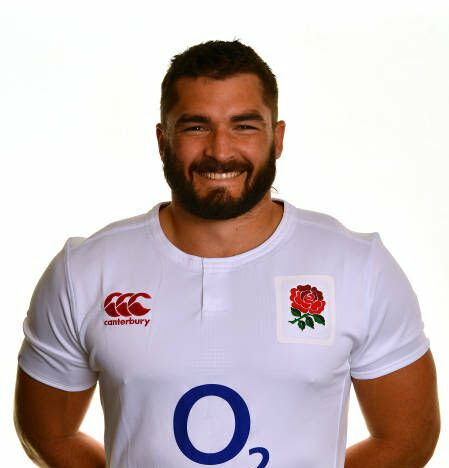 Don Armand in his England rugby kit