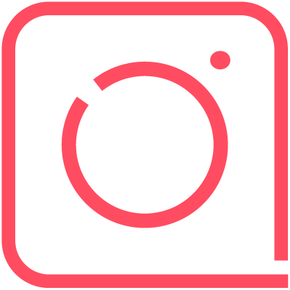 Instagram icon in pink